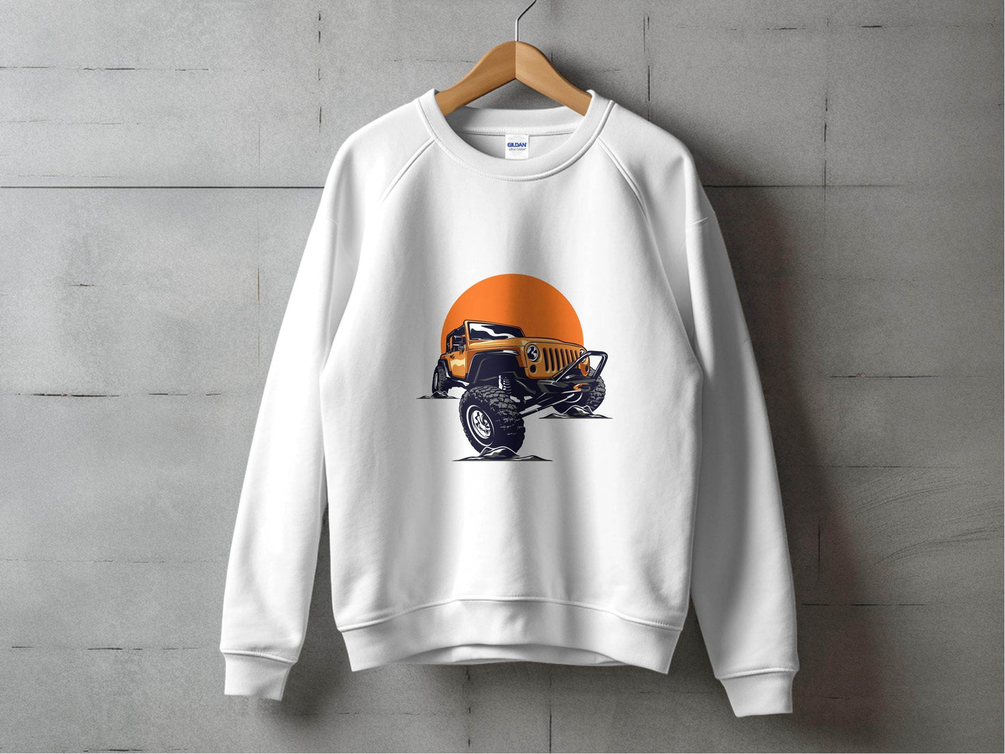 Off-Roading Graphic Printed Adventure Sweater - Design & Vybe