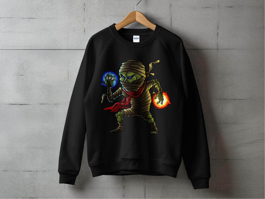 Elemental Mummy Character Design Graphic Sweater - Design & Vybe