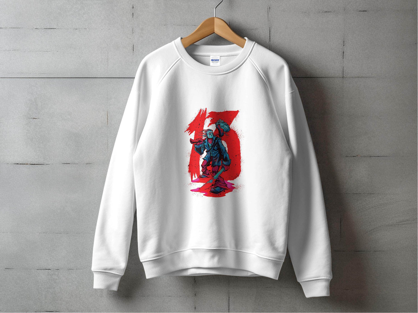 Friday the 13th Jason Voorhees Horror Art Sweater - Design & Vybe