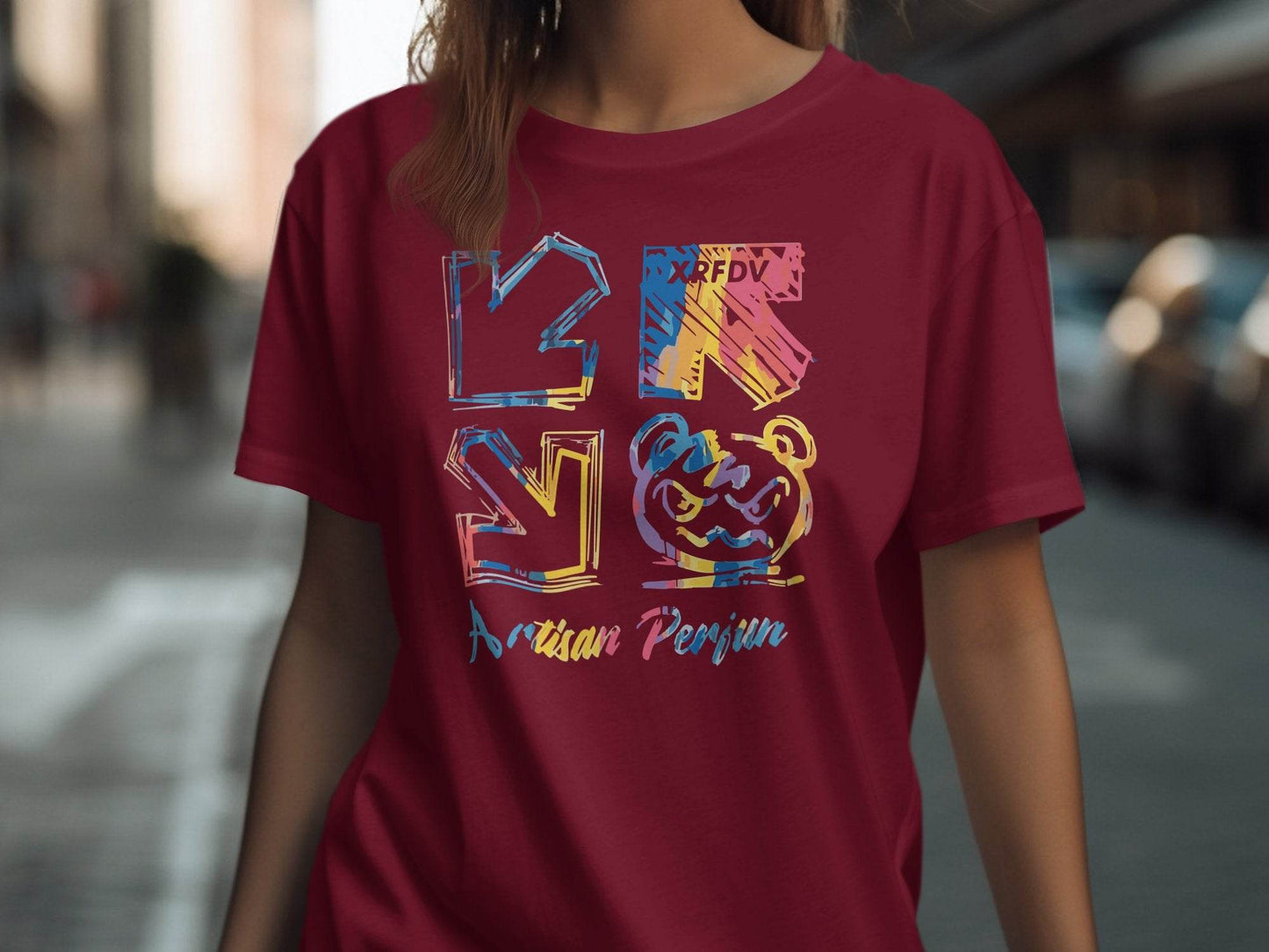 Artisan Perjun Mad Bear Arrow Unique Artistic Pattern Graphic T-Shirt - Design & Vybe
