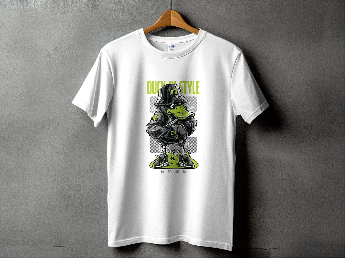Duck in Style Cool Graphic Illustration Unisex T-Shirt - Design & Vybe