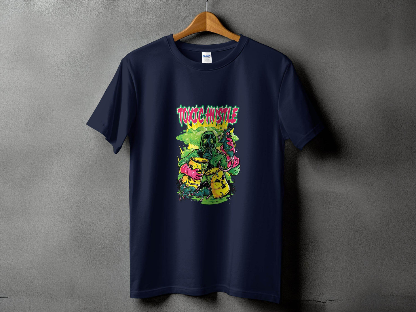 Toxic Hustle Graphic Print Design T-Shirt - Design & Vybe