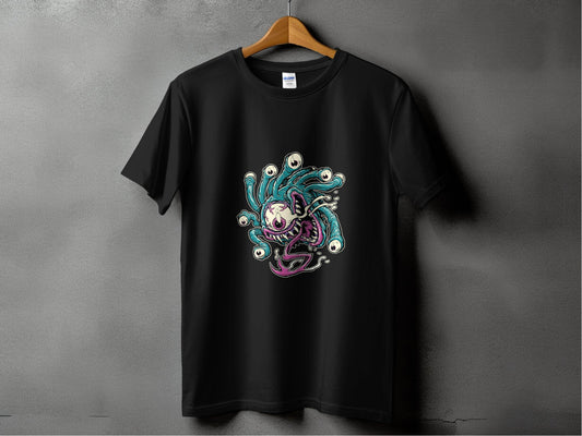 Eye Monster Colorful Fantasy Illustration Graphic T-Shirt - Design & Vybe