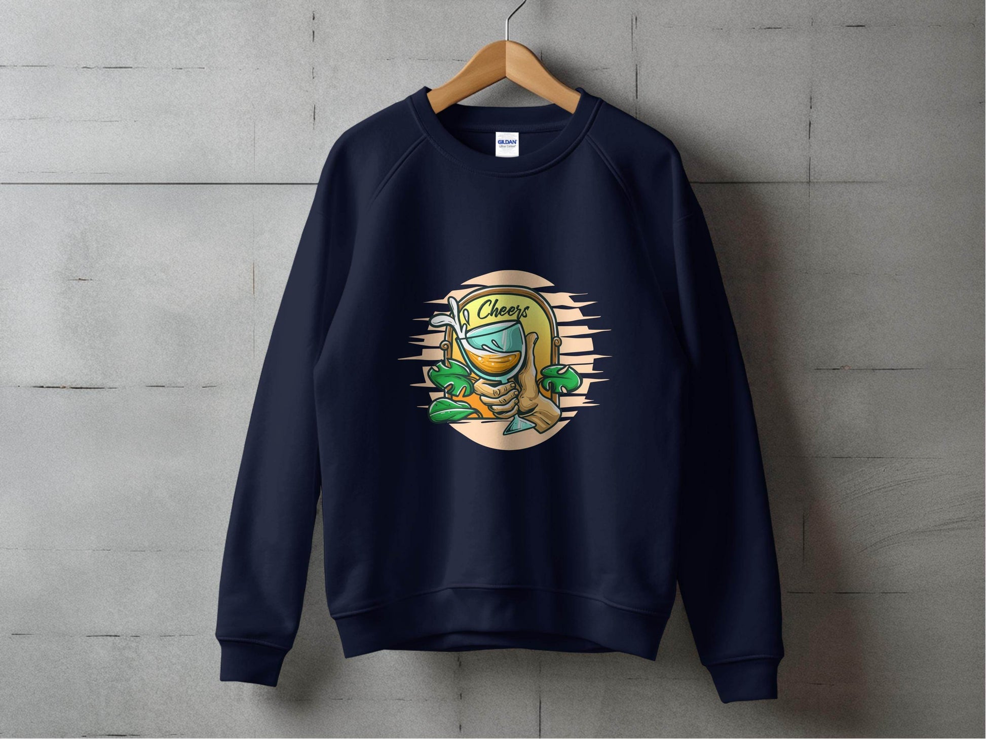 Celebration Cheers Graphic Art Design Sweater - Design & Vybe