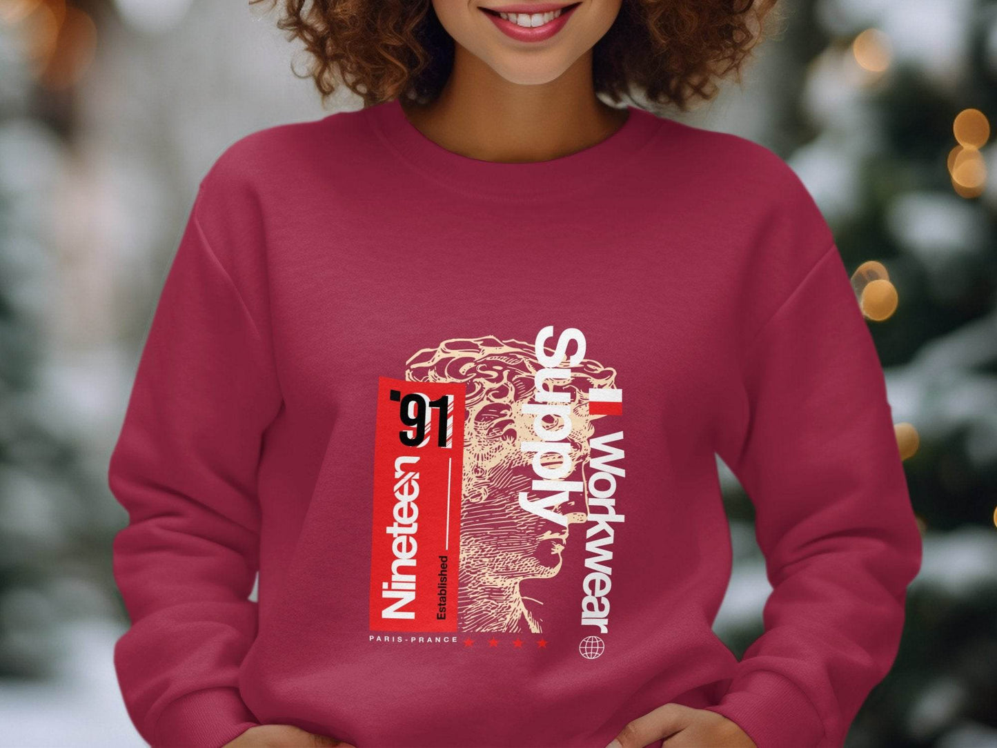 Nineteen Ninety One Paris Prance Worldly Solutions Sweater - Design & Vybe