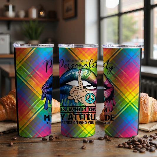 Colorful Personality Attitude Graphic Tumbler Product