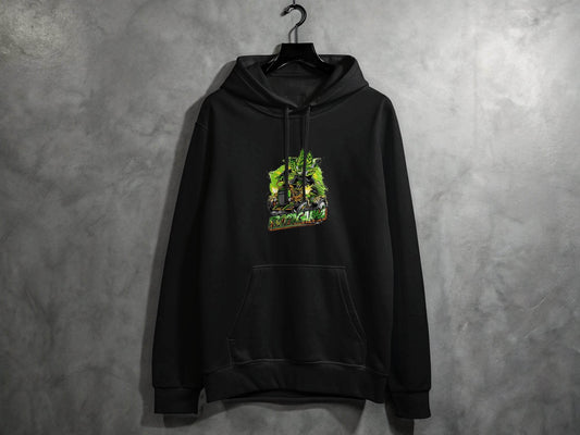 Propaganja Leaf Hot Rod Rider Graphic Print Design Hoodie - Design & Vybe