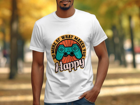 Do More Of What Makes You Happy Graphic T-Shirt - Design & Vybe