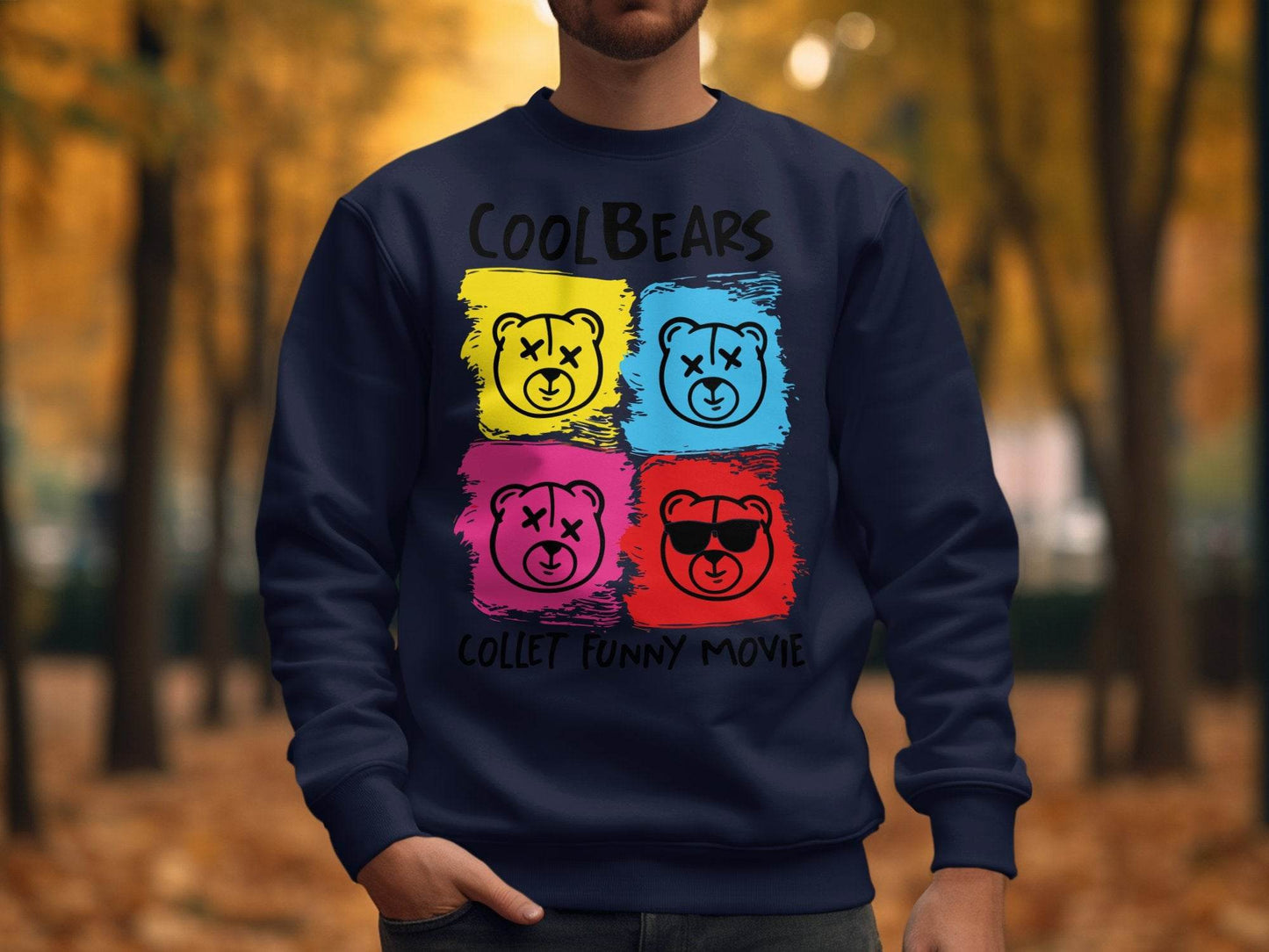 CoolBears Collet Funny Movie Graphics Sweater - Design & Vybe