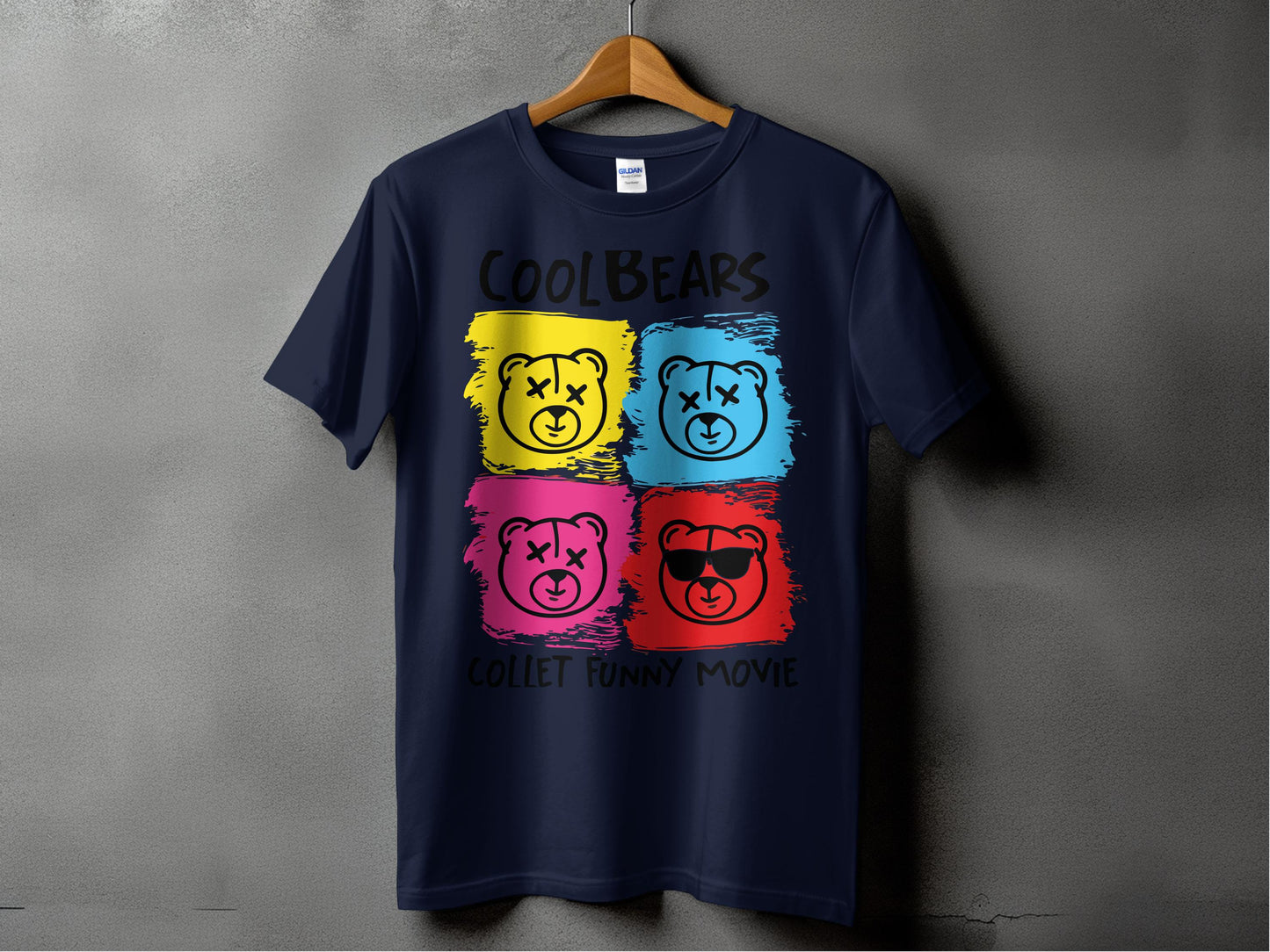 Cool Bears Collet Funny Movie Graphic T-shirt product
