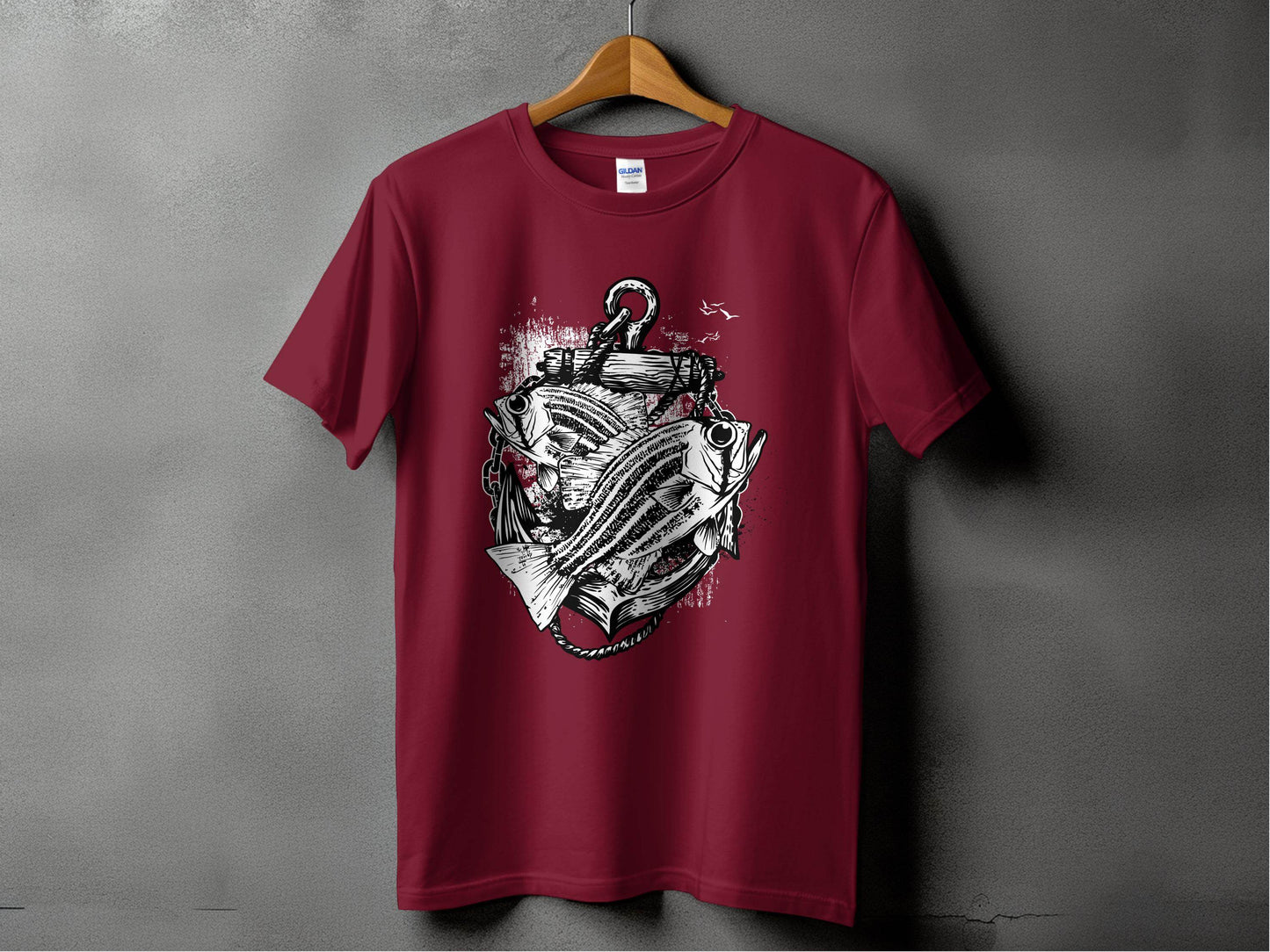 Fishing Inspired Nautical Graphic T-Shirt - Design & Vybe