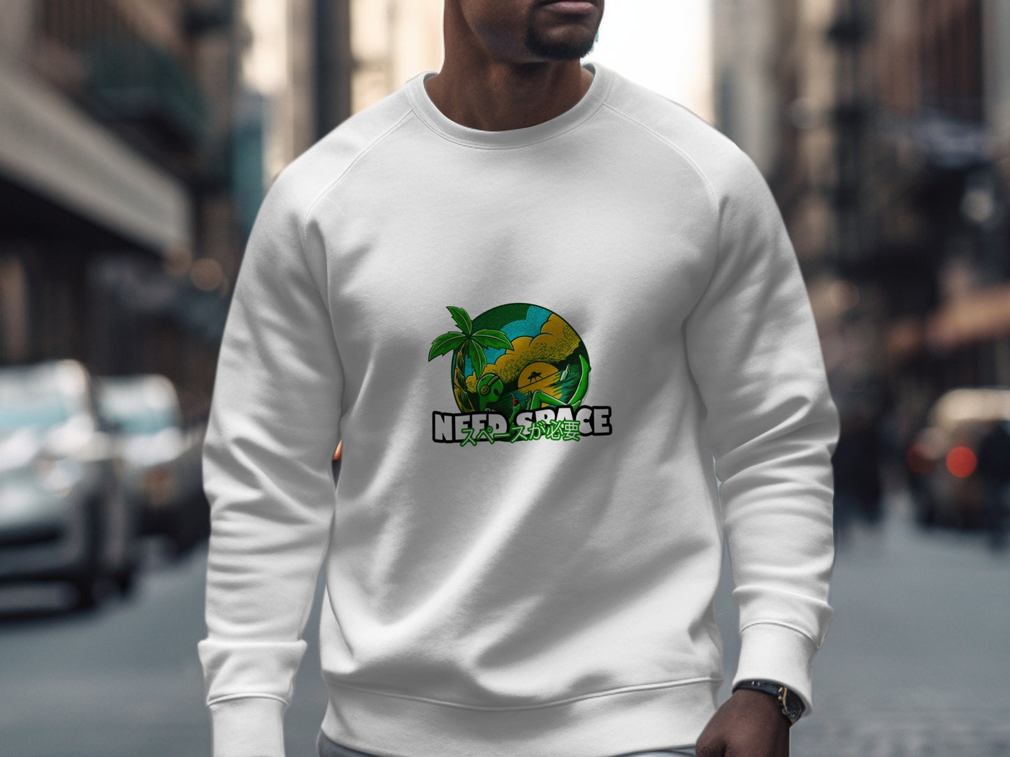 Need Space Alien Graphic Sweatshirt product type