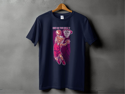 How Do You Dunk Basketball Graphic T-Shirt - Design & Vybe