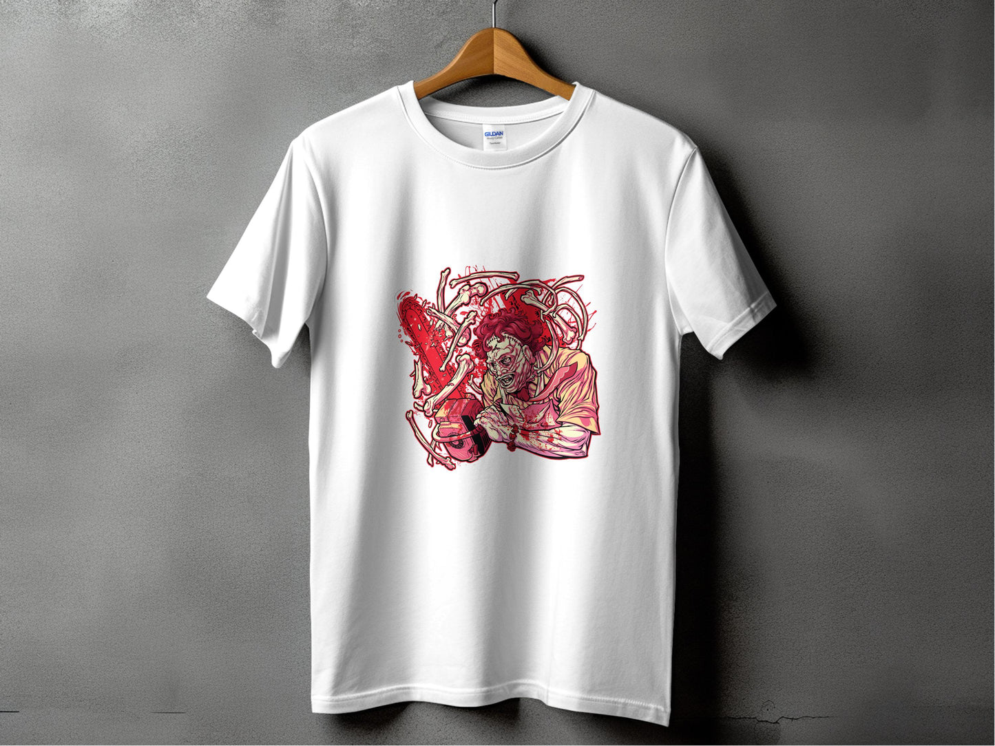 Vivid Artistic Samurai Design Printed T-Shirt product type