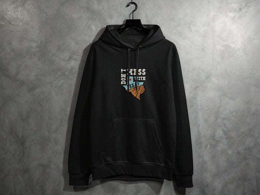 Iconic Don't Mess with Texas Graphic Hoodie - Design & Vybe