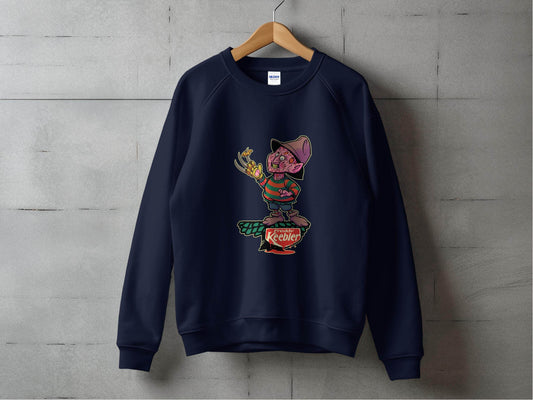 Freddy Keebler Halloween Horror Funny Parody Style Sweater - Design & Vybe
