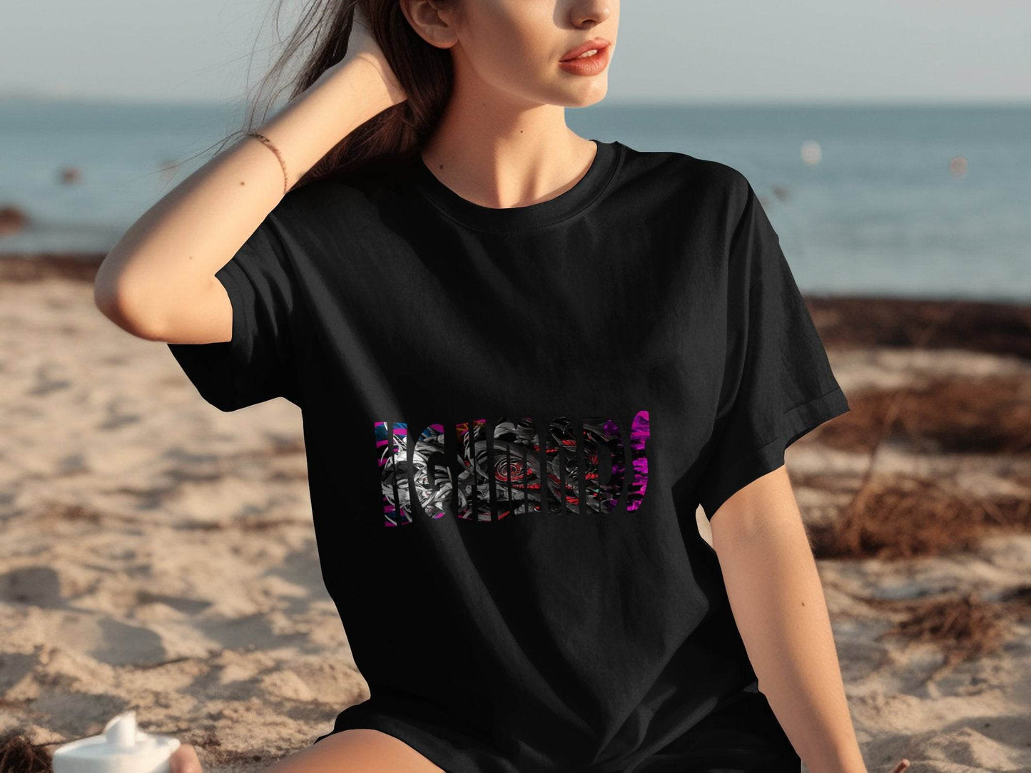 Highmads Artistic Bold Design Statement Graphic Print T-Shirt - Design & Vybe