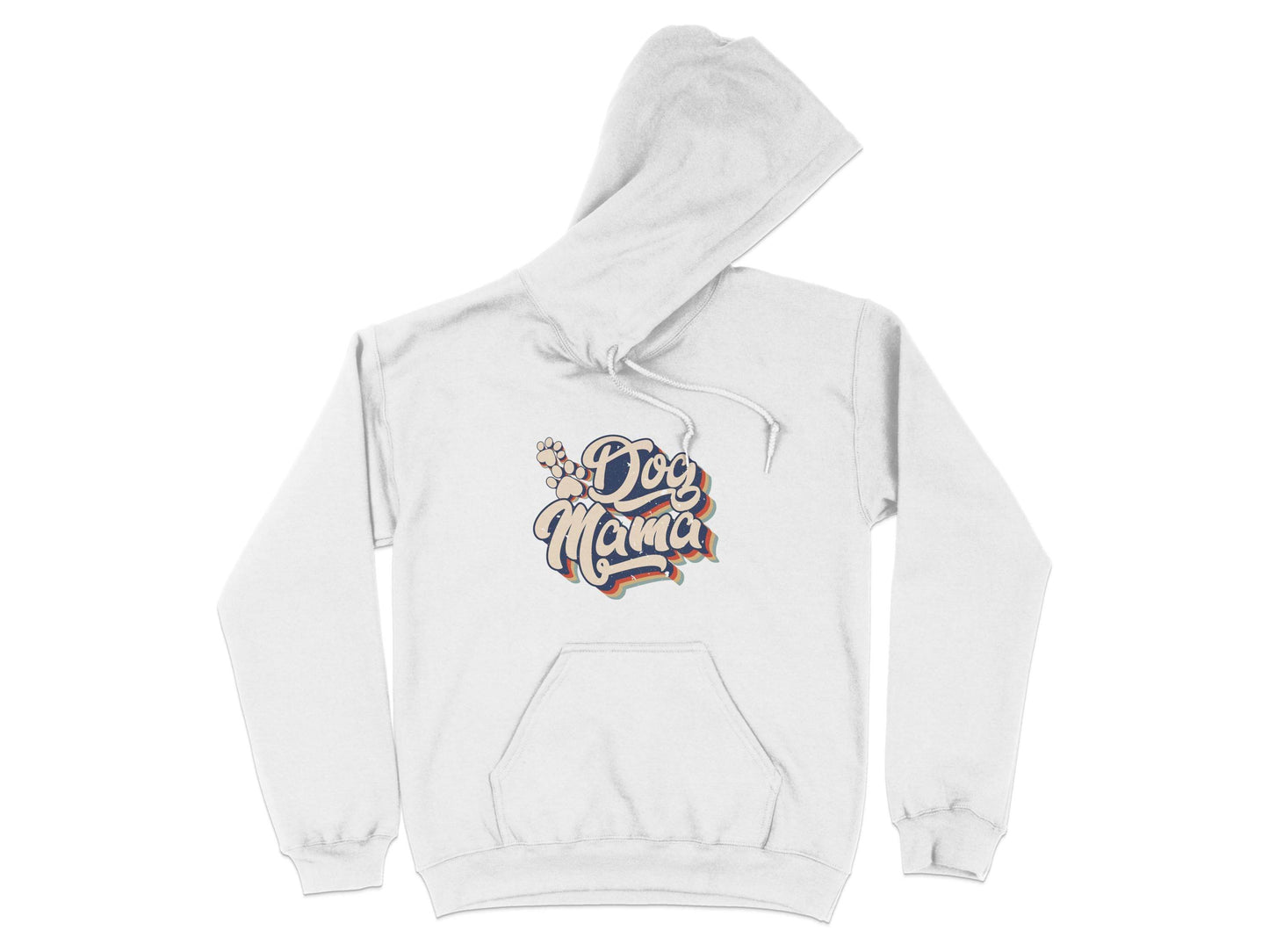 Retro Style Dog Mama Vintage Design Graphic Hoodie - Design & Vybe