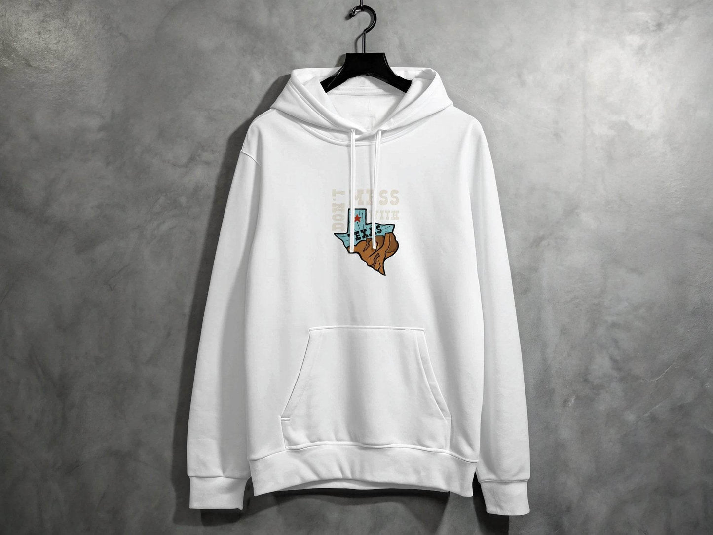 Iconic Don't Mess with Texas Graphic Hoodie - Design & Vybe
