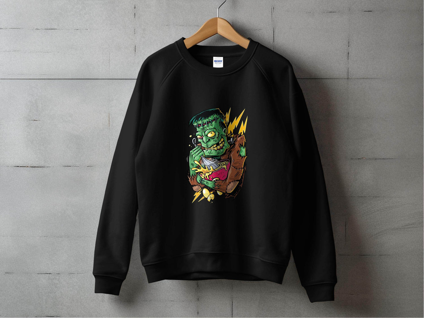 Mad Frankenstein Mixing Potion Funny Halloween Sweater - Design & Vybe