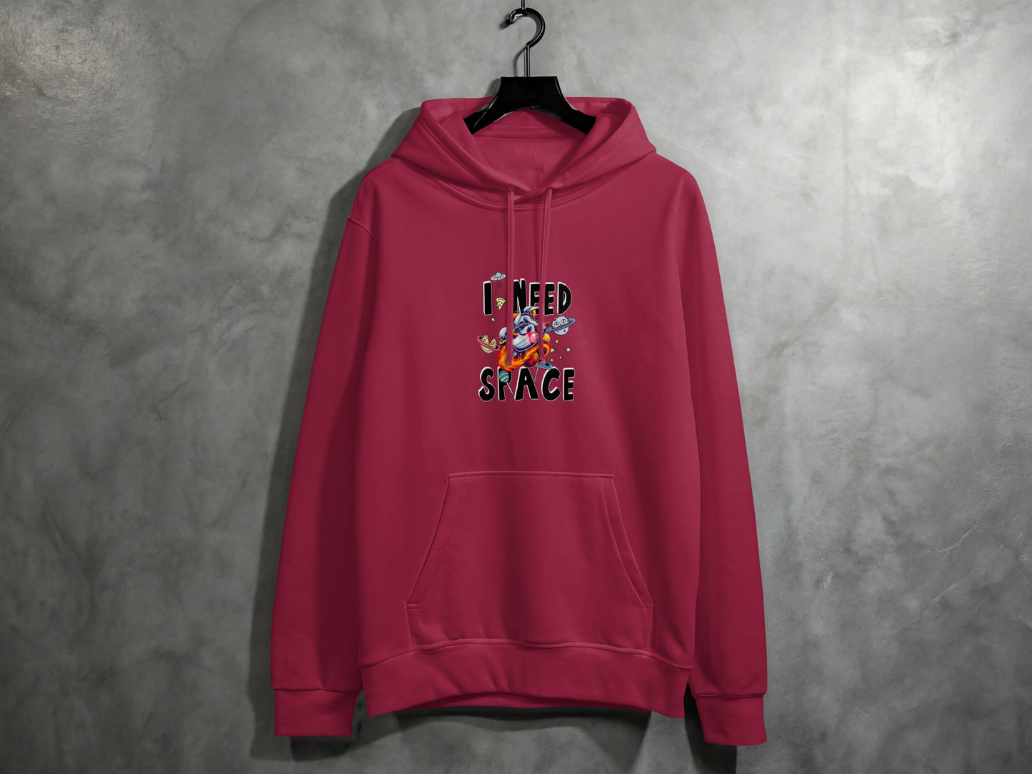 I Need Space Print Design Casual Fashion Hoodie product