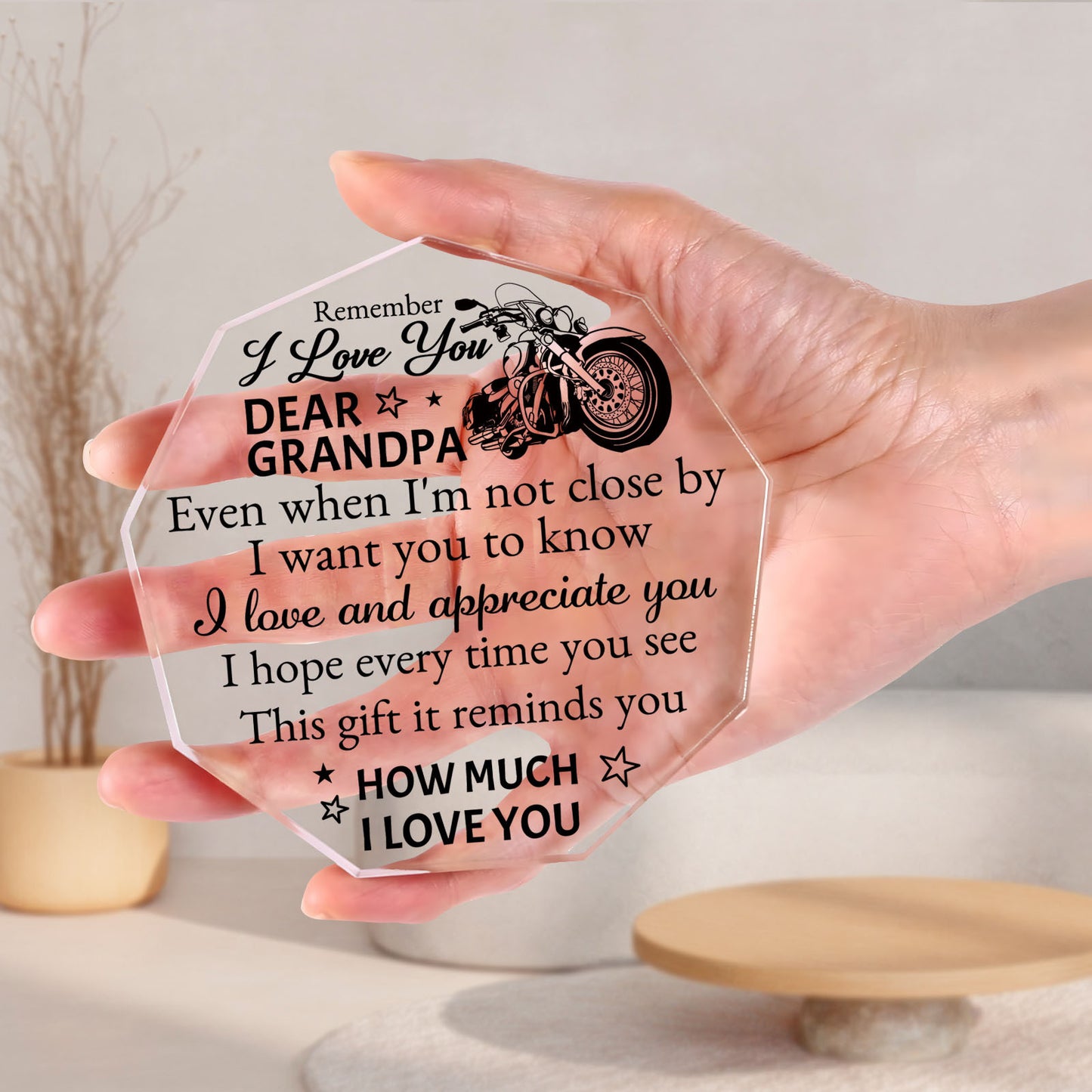 Grandpa Love & Appreciation Plaque
