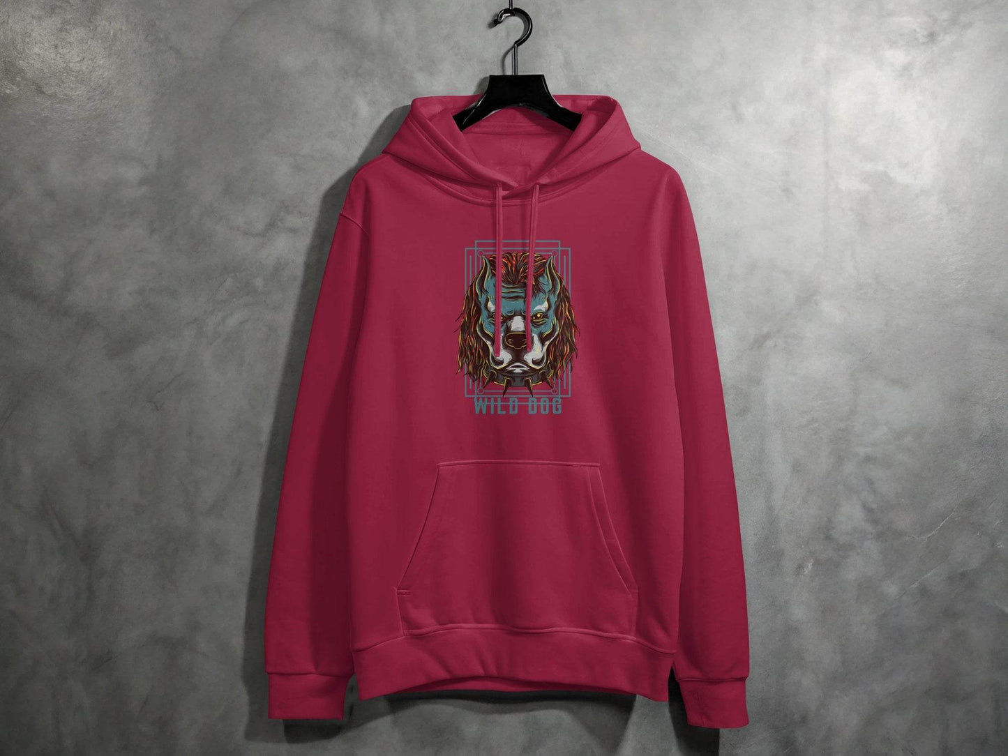 Ferocious Wild Dog Graphic Design Sweater - Design & Vybe