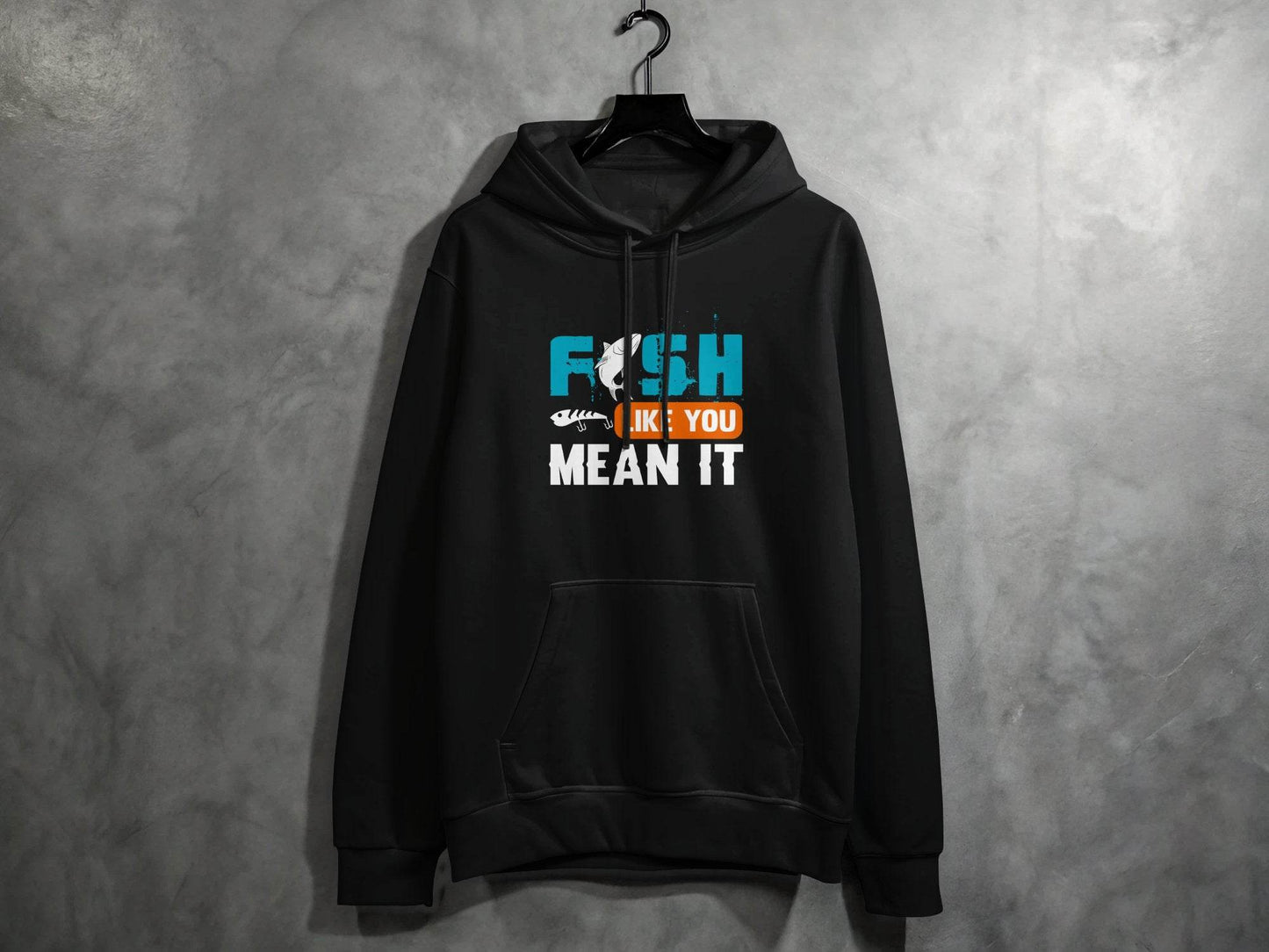 Funky Fish Like You Meant It Graphic Hoodie - Design & Vybe