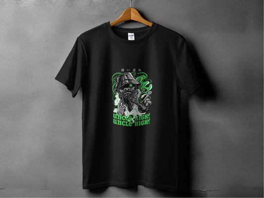 Uncle High Japanese Vector Art T-Shirt - Design & Vybe