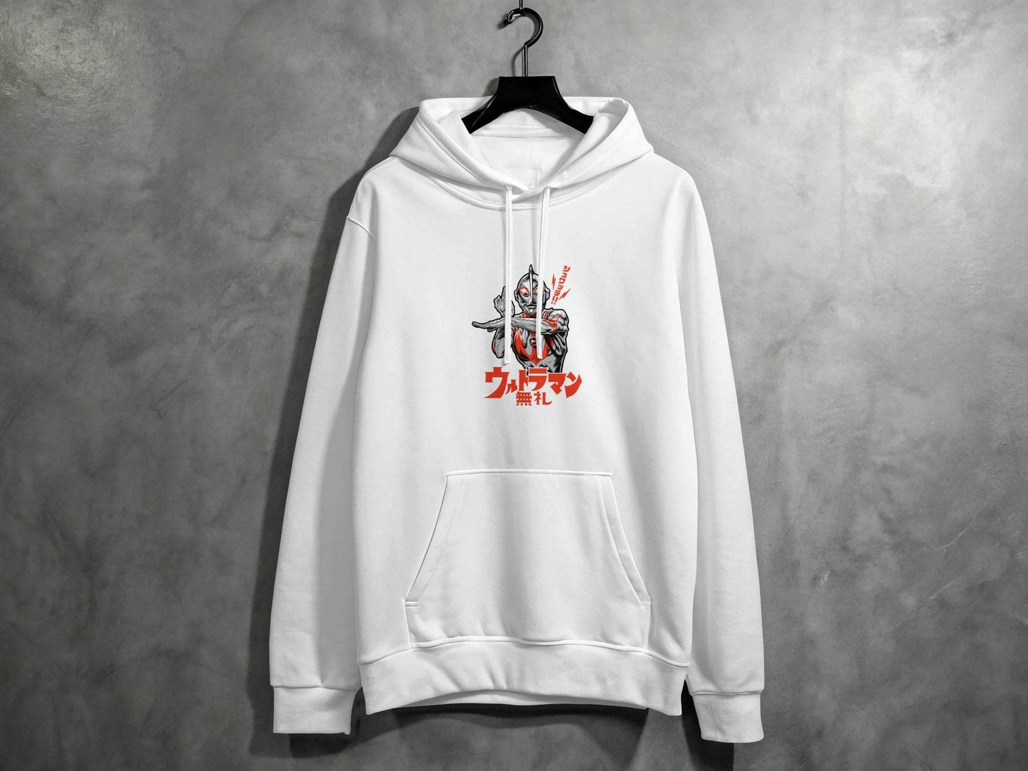 Ultraman Giving Middle Finger Bold Graphic Style Hoodie - Design & Vybe