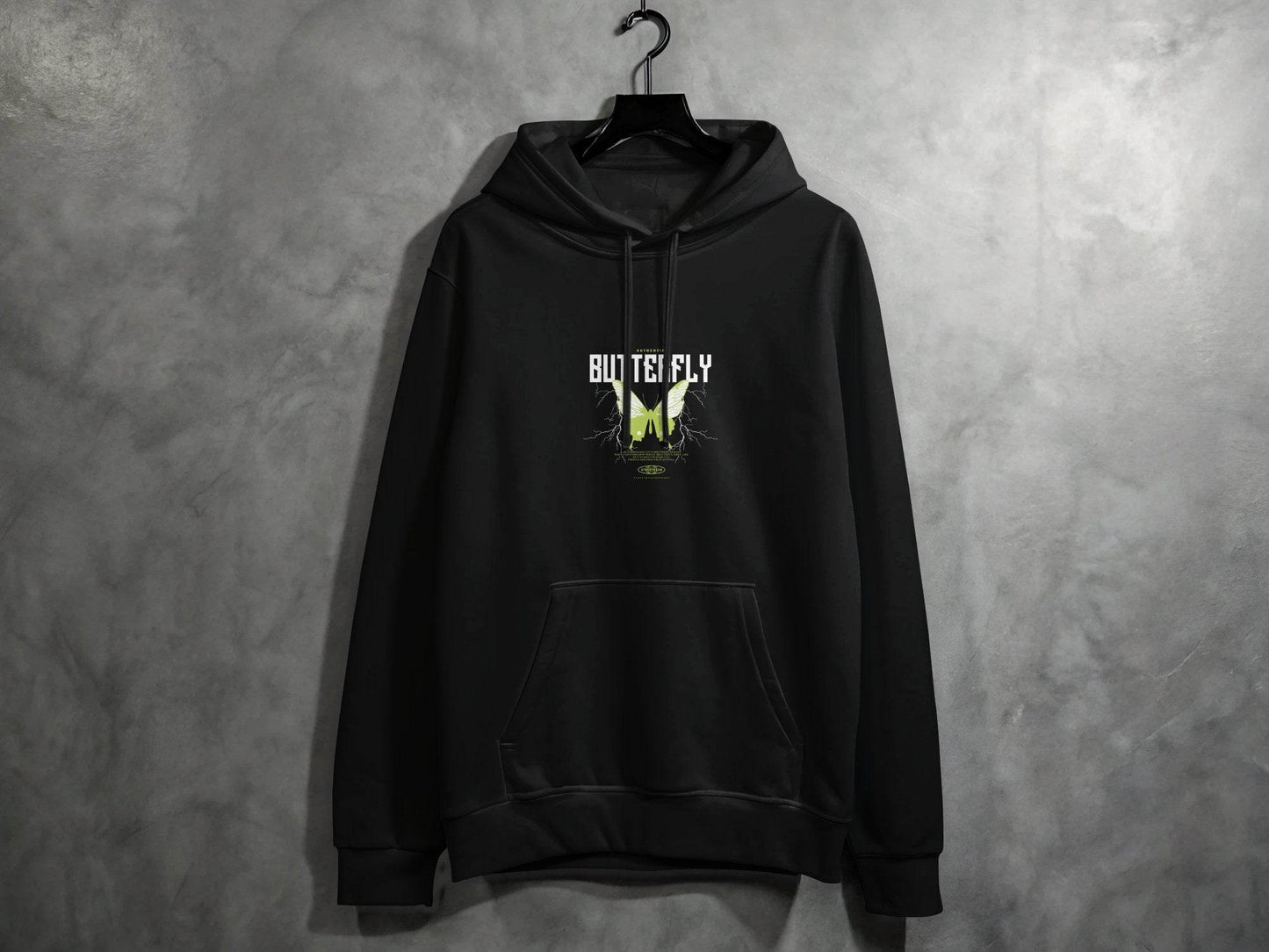 Authentic Butterfly Streetwear Graphic Hoodie - Design & Vybe