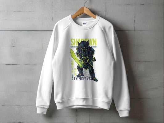King Never Bargain Extended Knight Vector Art Sweater - Design & Vybe