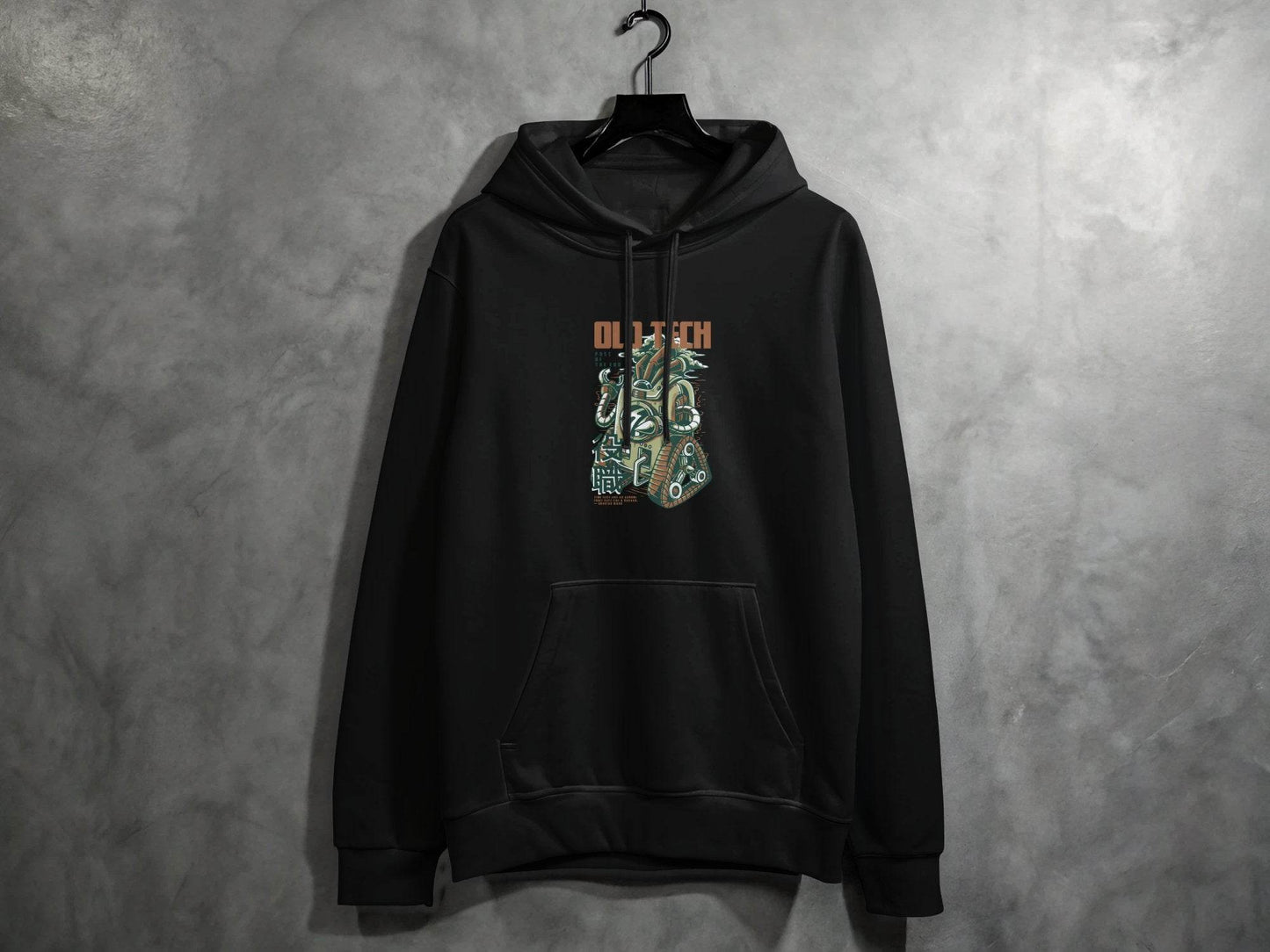 Old Tech Post End Cool Robot Design Graphic Hoodie - Design & Vybe