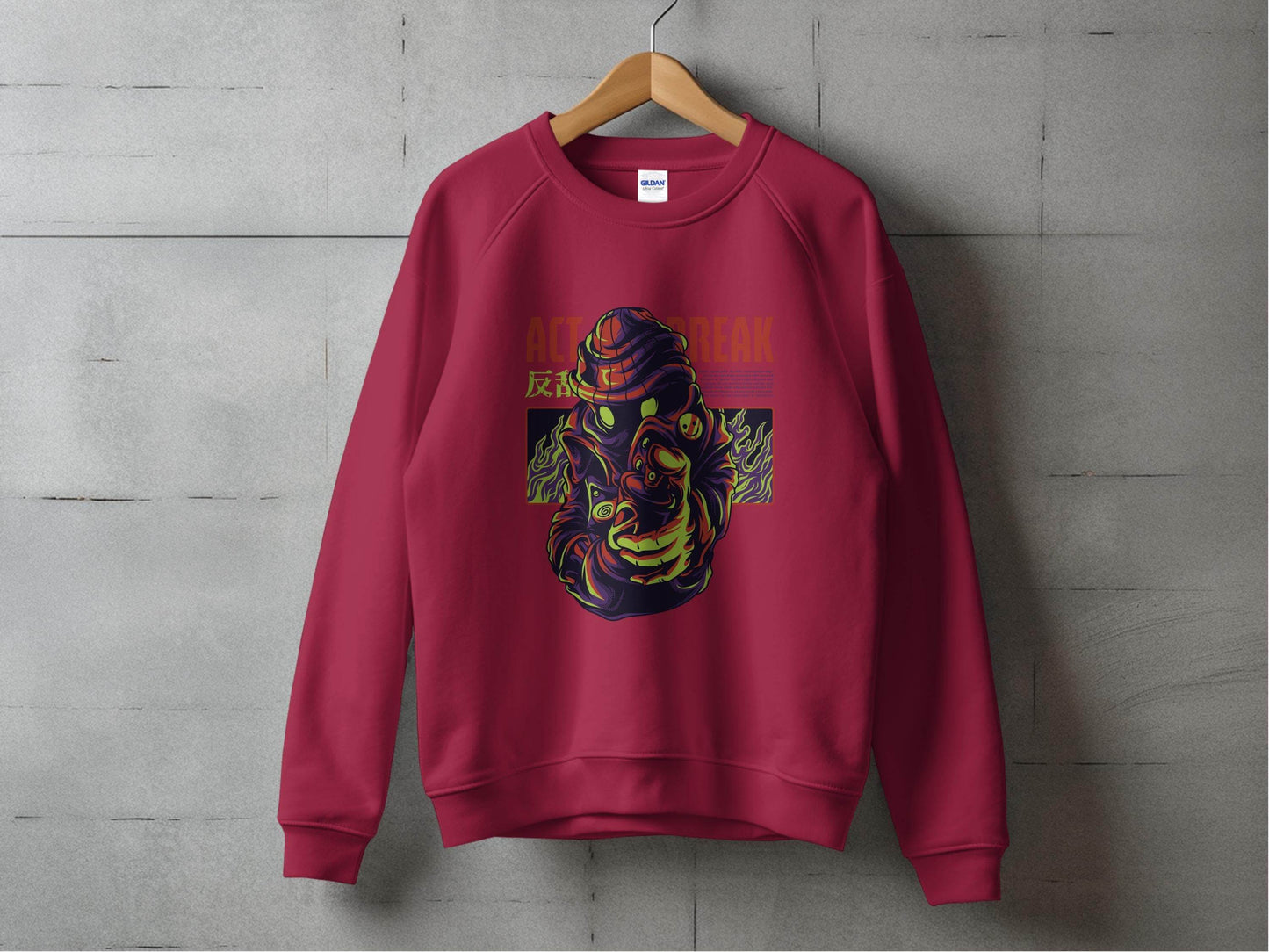 Act Break Graffiti Style Creative Design Sweater - Design & Vybe