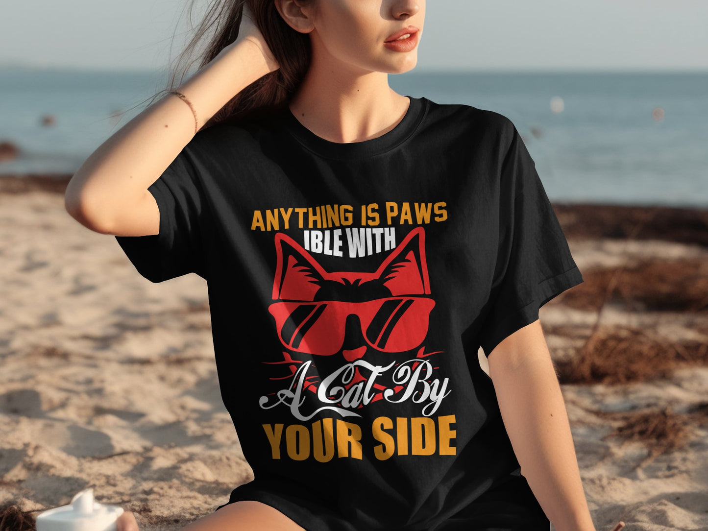 Anything is Pawsible with a Cat by Your Side product type