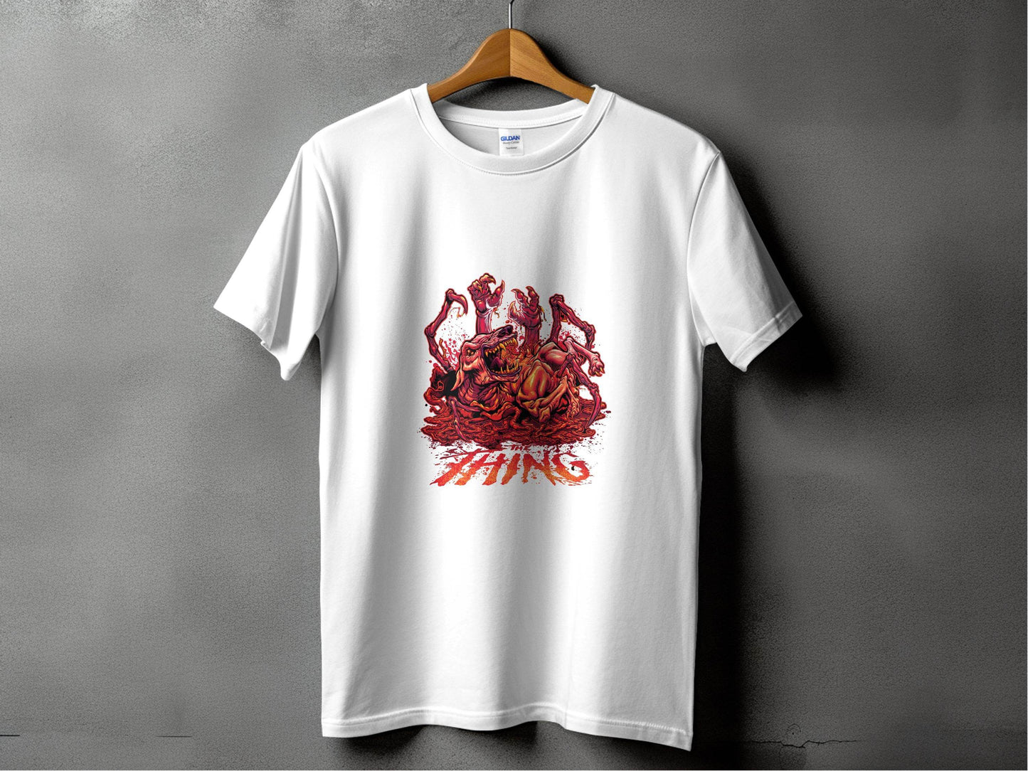 The Thing Horror Monster Dog Graphic Art Design T-Shirt - Design & Vybe