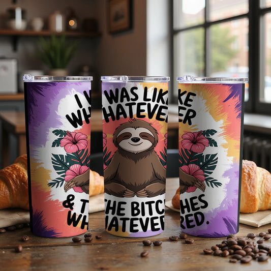 Sloth Motivational Quote Design Tumbler product