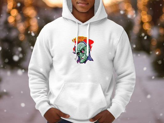 I Want Your Blood Vampire Head Horror Graphic Hoodie - Design & Vybe