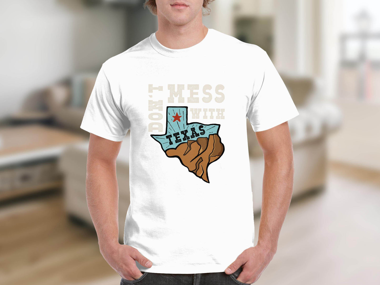 Iconic Don't Mess with Texas Graphic T-Shirt - Design & Vybe