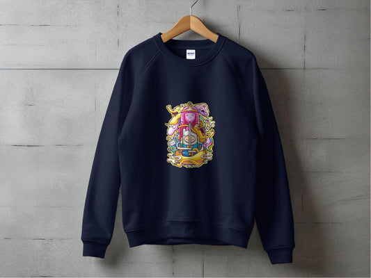 Adventure Time Characters Illustration Sweater - Design & Vybe
