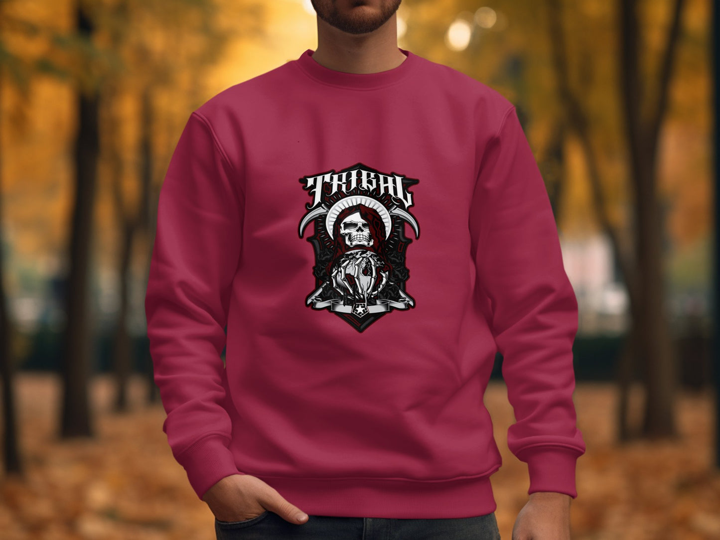 Gothic Warrior Graphic Crewneck Sweatshirt product type