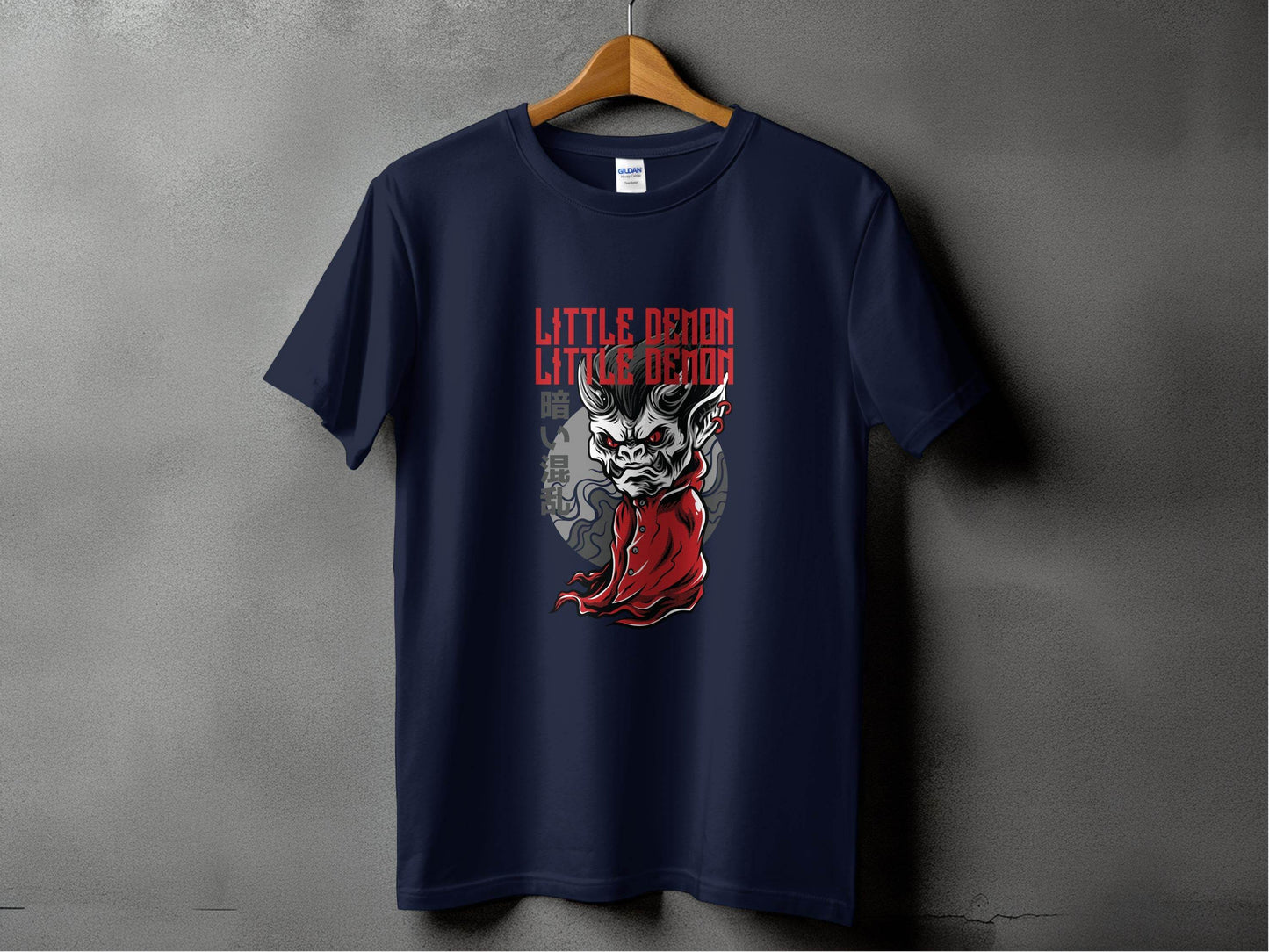 Little Demon Graphic Japanese Art Style T-Shirt - Design & Vybe