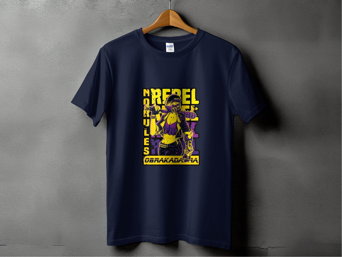 No Rules Rebel Image Graphic For Obrakada T-Shirt - Design & Vybe