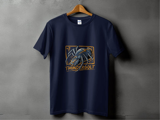 Thunderbolt Venomous Spider Design Cool Insect Image T-Shirt - Design & Vybe
