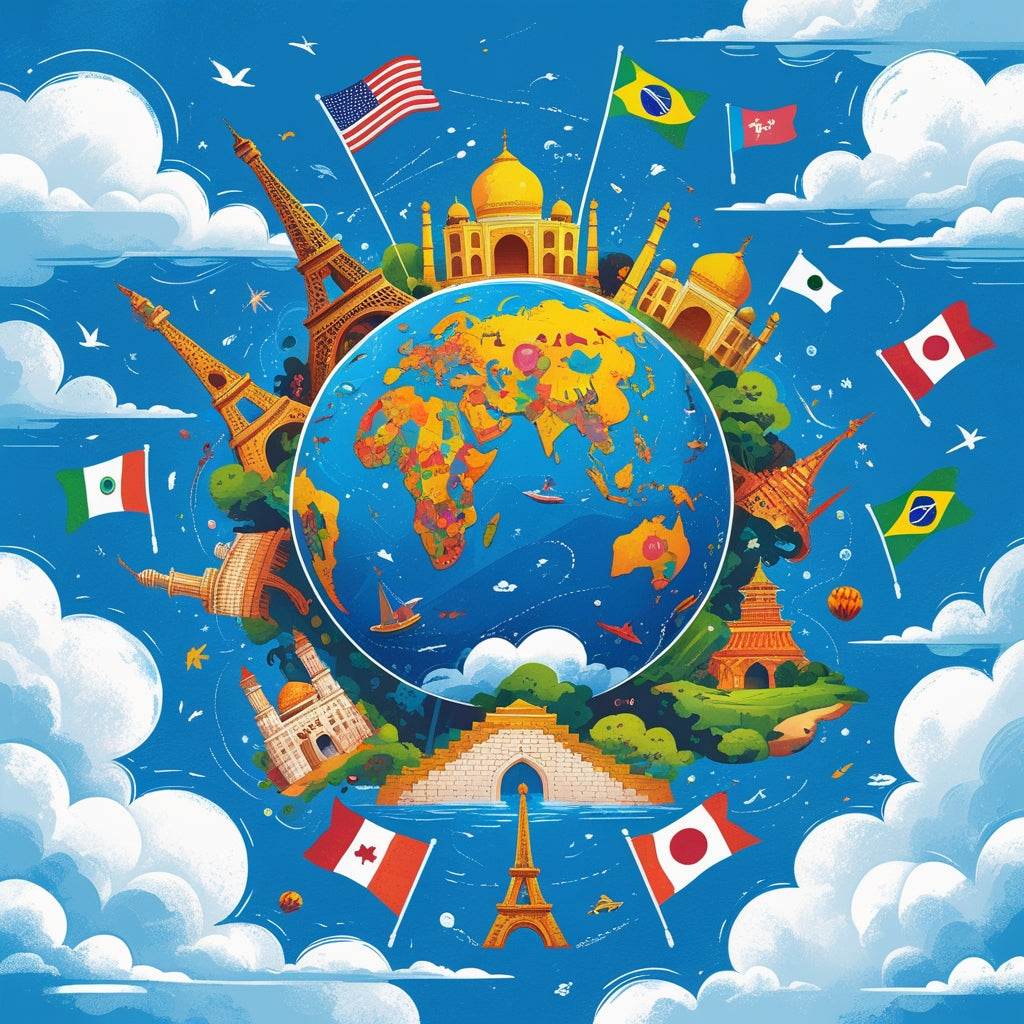 Explore Places Countries Themed Clothing & Gifts Collection - Design & Vybe