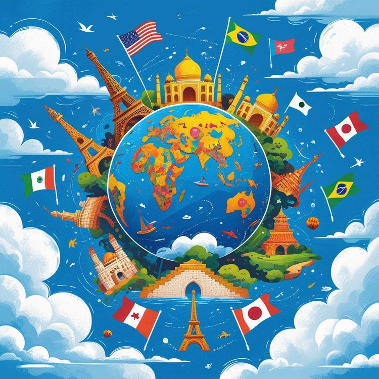 Explore Places Countries Themed Clothing & Gifts Collection - Design & Vybe
