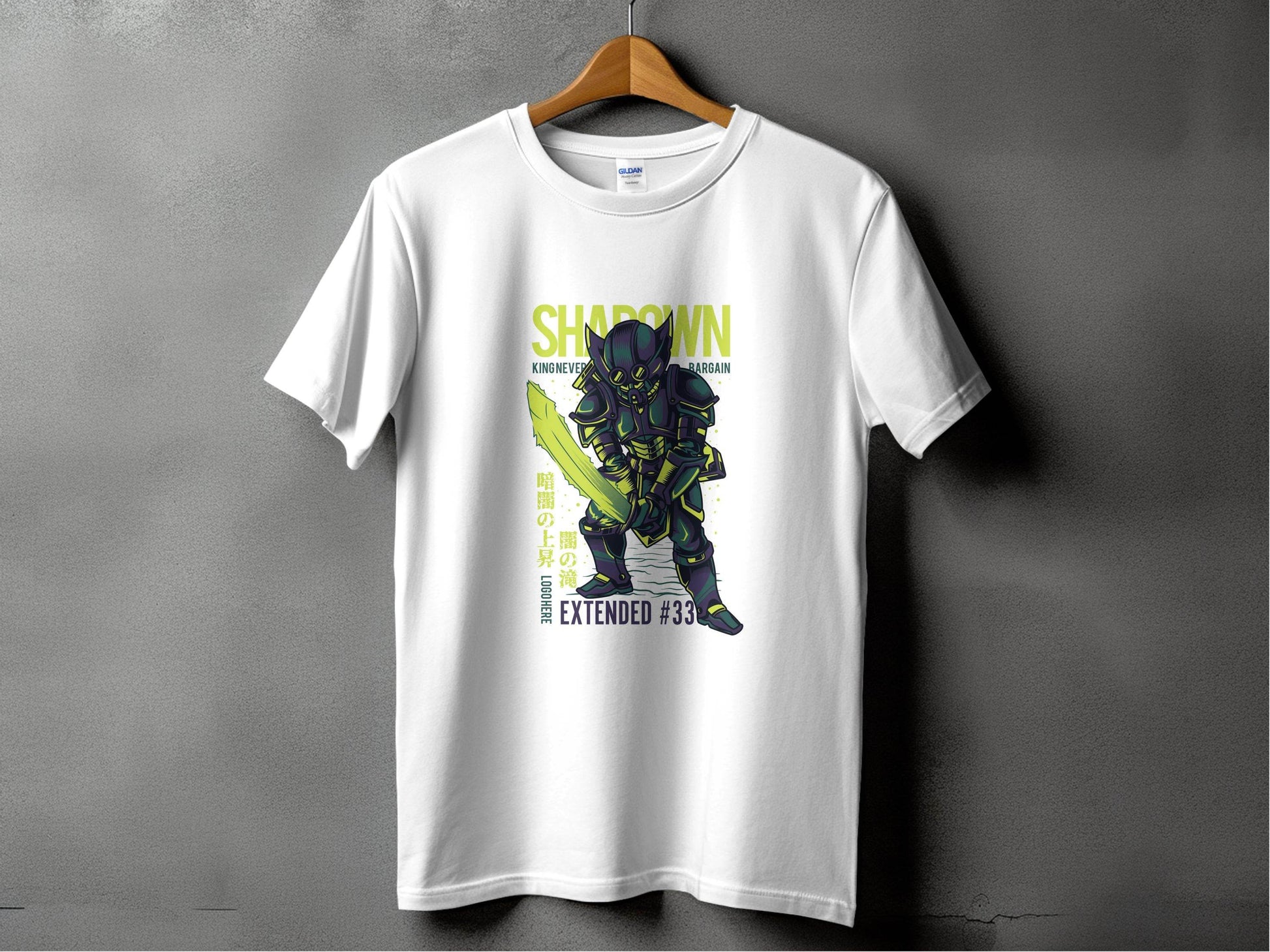 King Never Bargain Extended Knight Vector Art T-Shirt - Design & Vybe