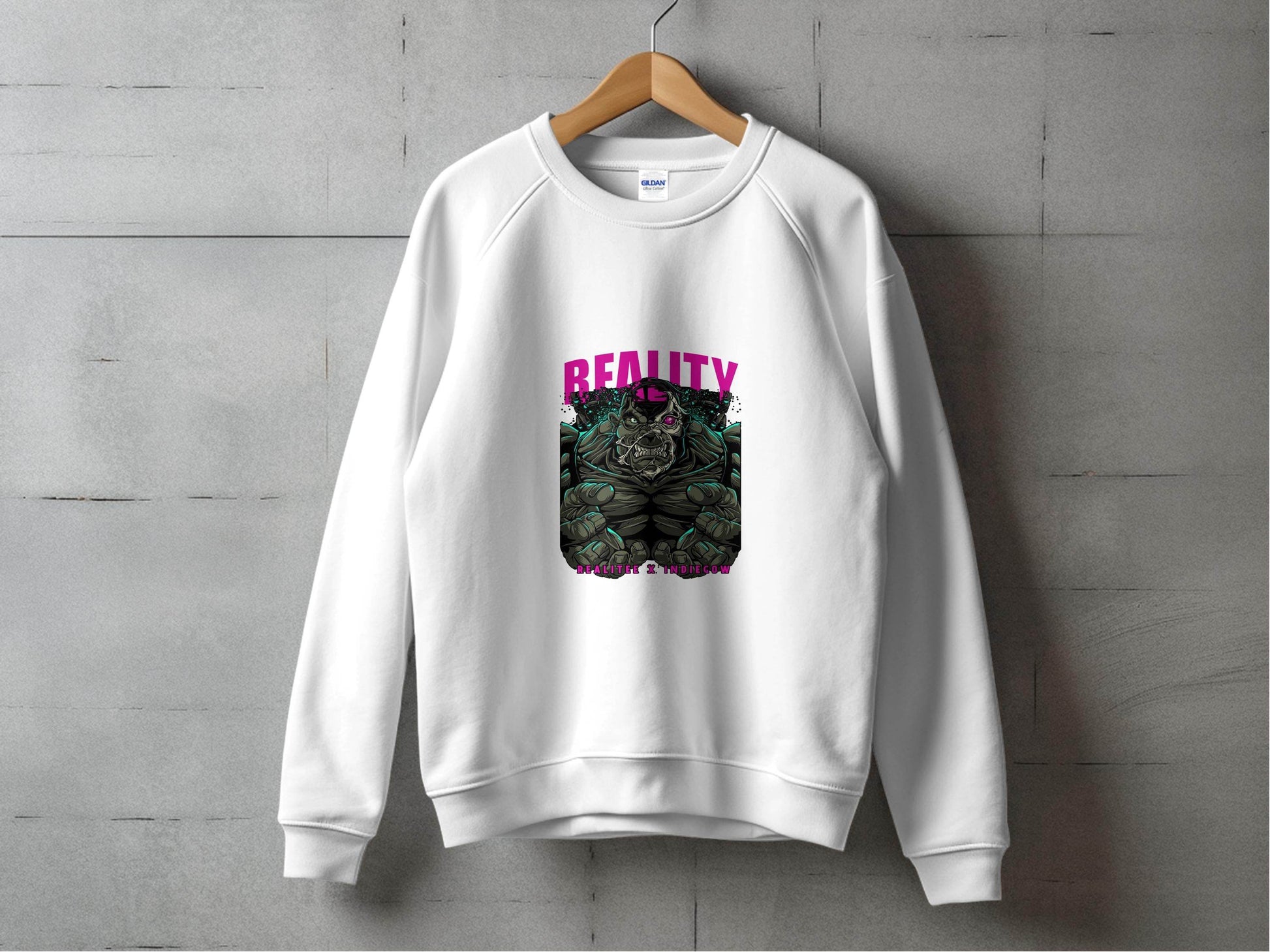 Reality Indiecow Realitee Monster Graphic Sweater - Design & Vybe