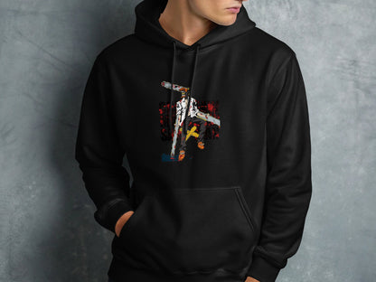 Cool Anime Character Design in Black Hoodie product