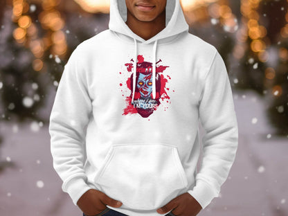 It does not matter where I am your Sci-Fi-Themed Horror Hoodie - Design & Vybe